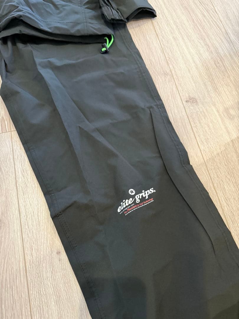 エリートグリップ　レインウェア 上下セット ブラック