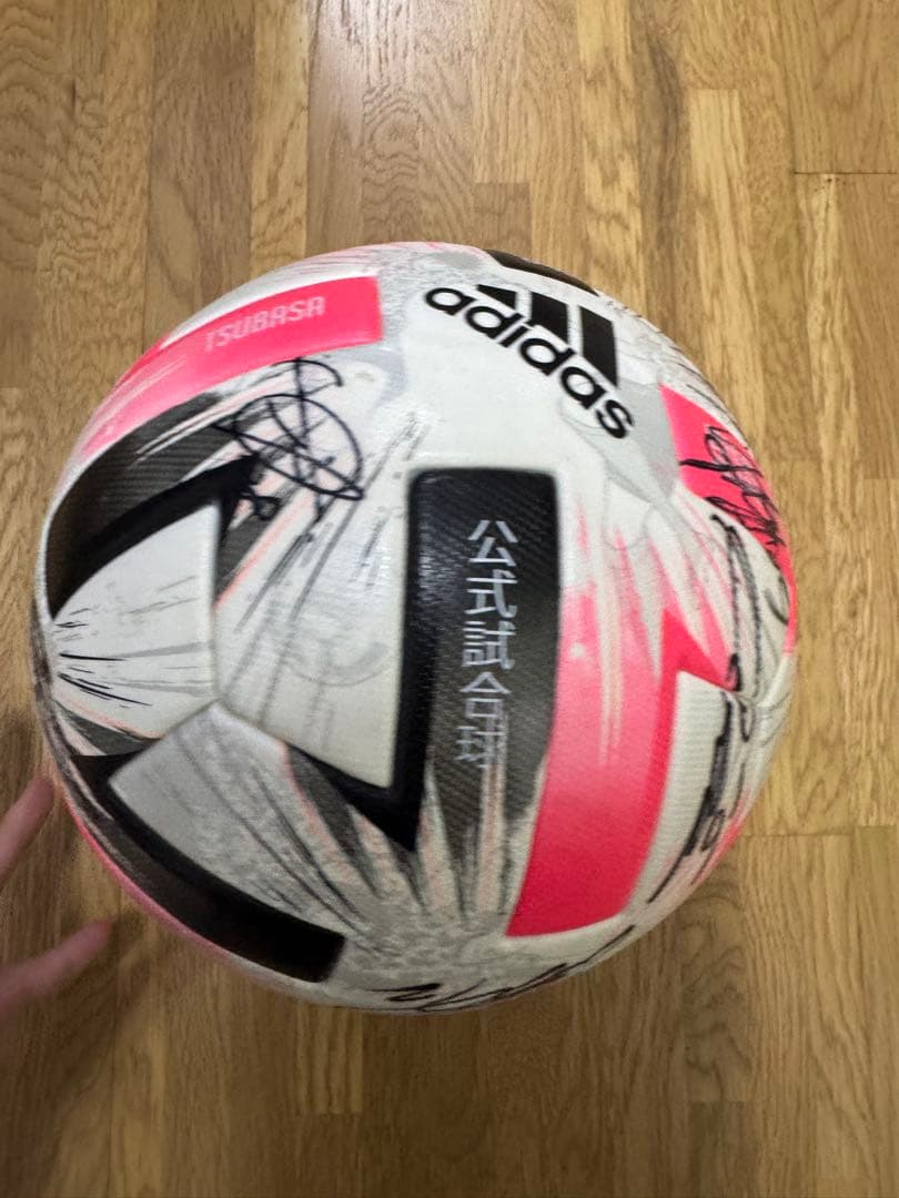 adidas TSUBASA 公式試合球 京都サンガサイン付き