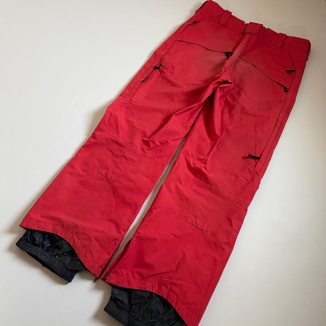 2451 バートン ak ゴアテックス 2L パンツ スノボウェア 無地 レッド