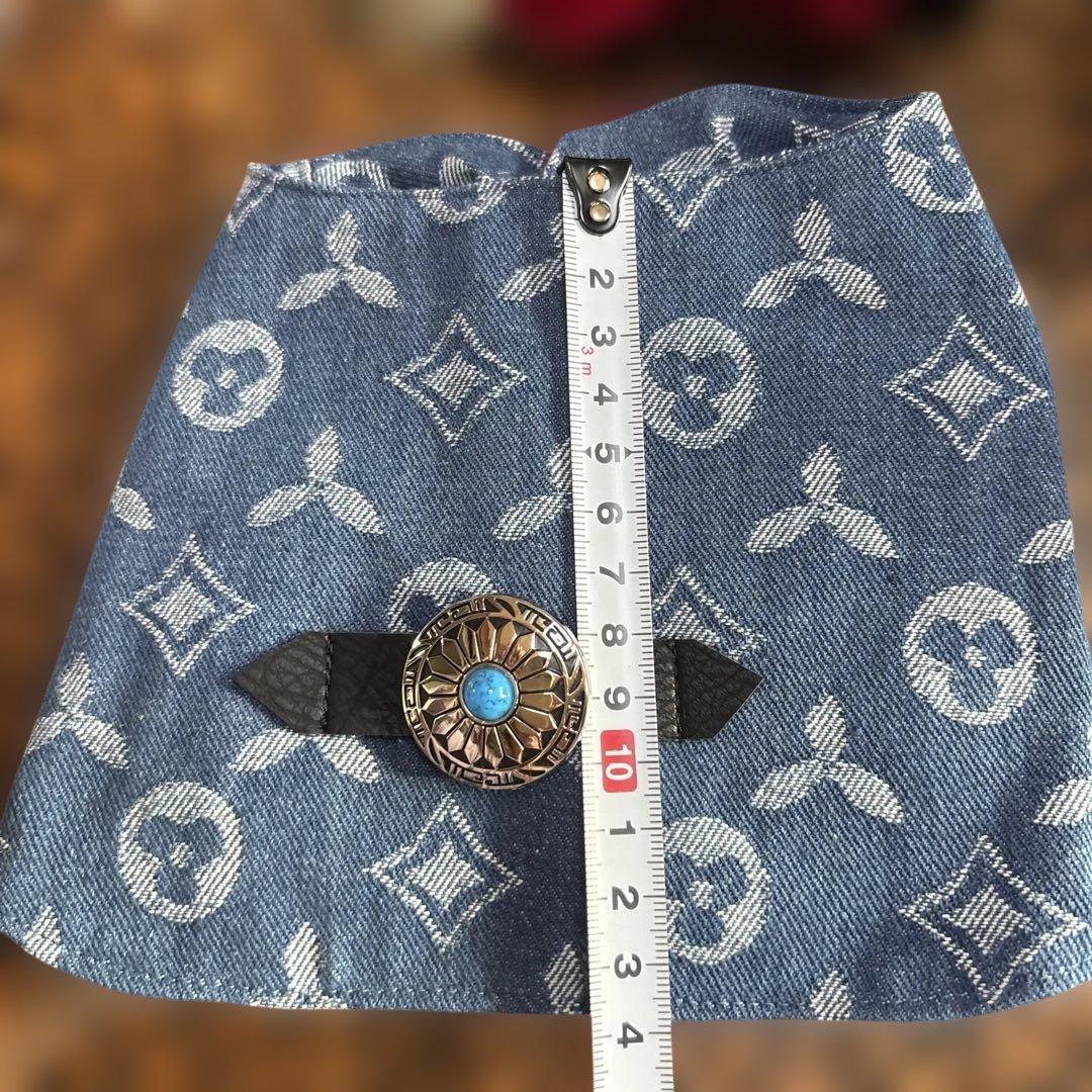 デニム犬服 ベスト&シャツ スタイル 小型犬用