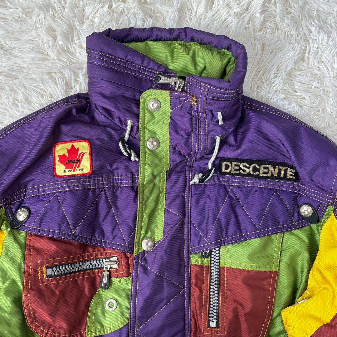 90s超希少✨デサント✨Y2Kカナダスキーチームウェアセットアップarchive
