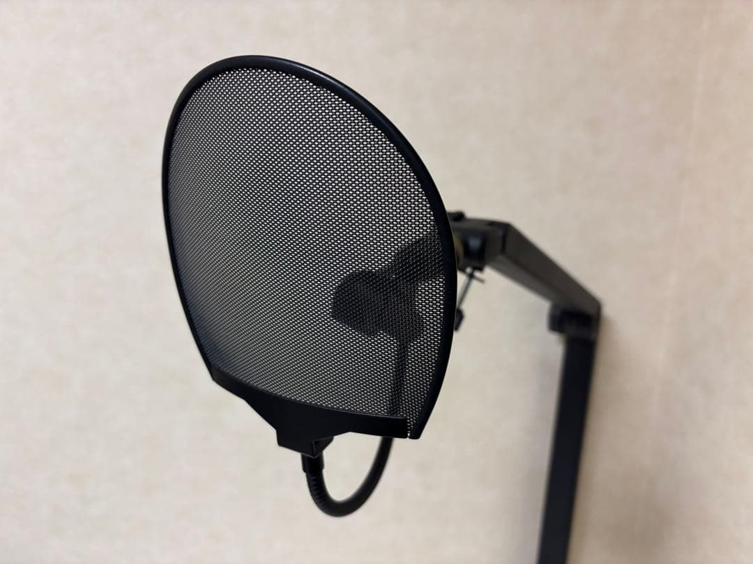 AG03 & SM58 &マイクアーム(マイクケーブル&ポップガード付属)