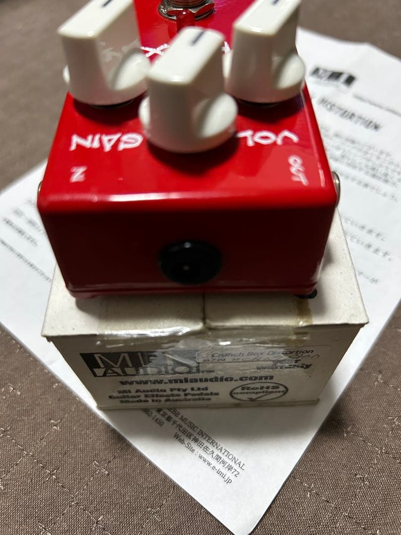 MI Audio CRUNCH BOX ディストーション