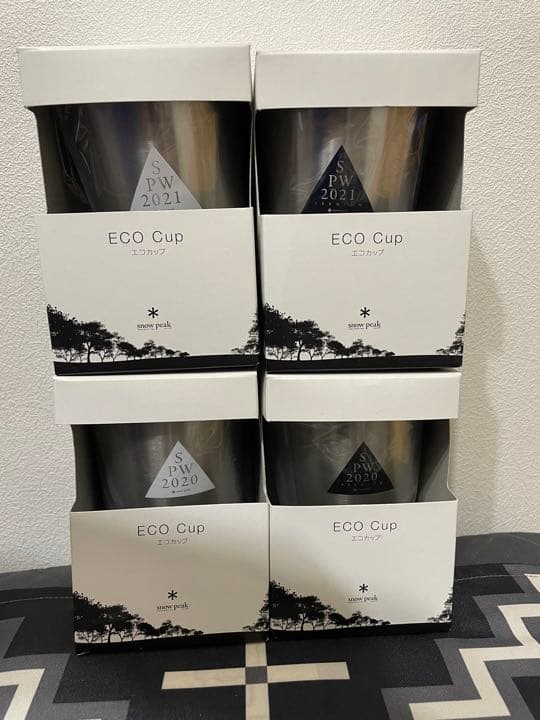 スノーピーク エコカップ　peak 限定エコカップ　4個セット