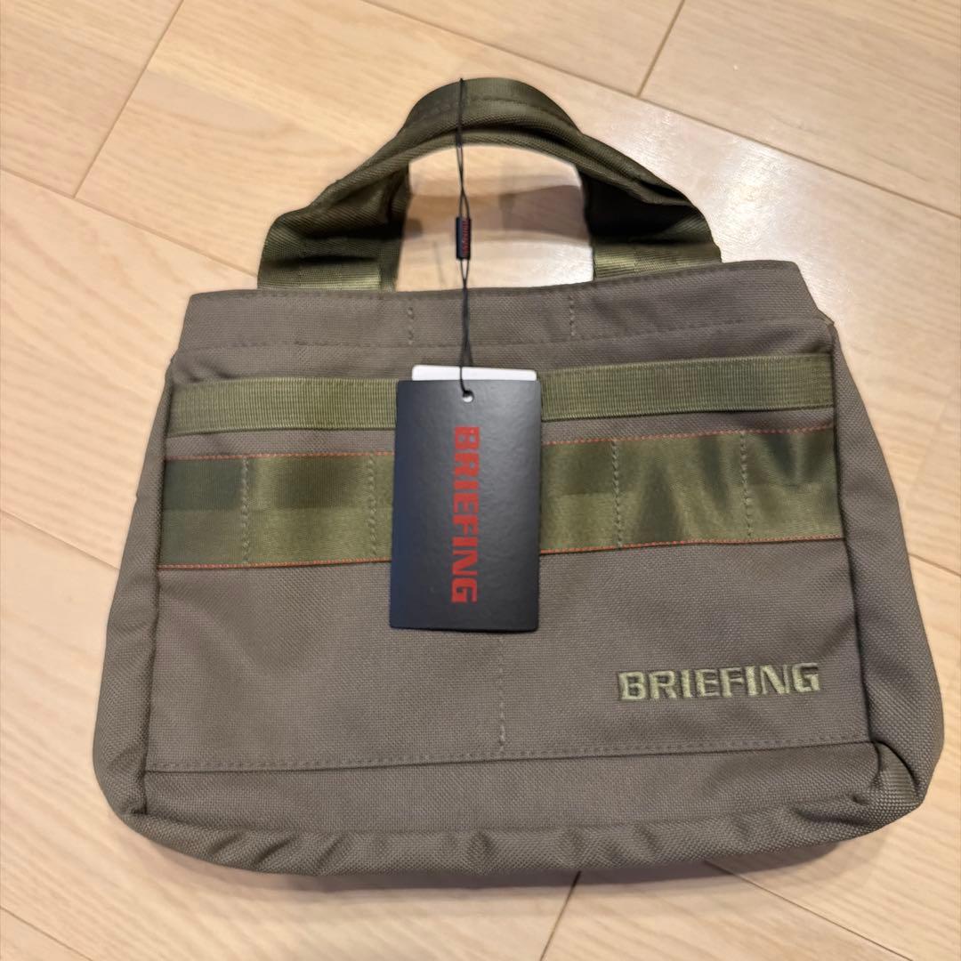BRIEFING ミニトートバッグ オリーブグリーン　カートバッグ　カーキ