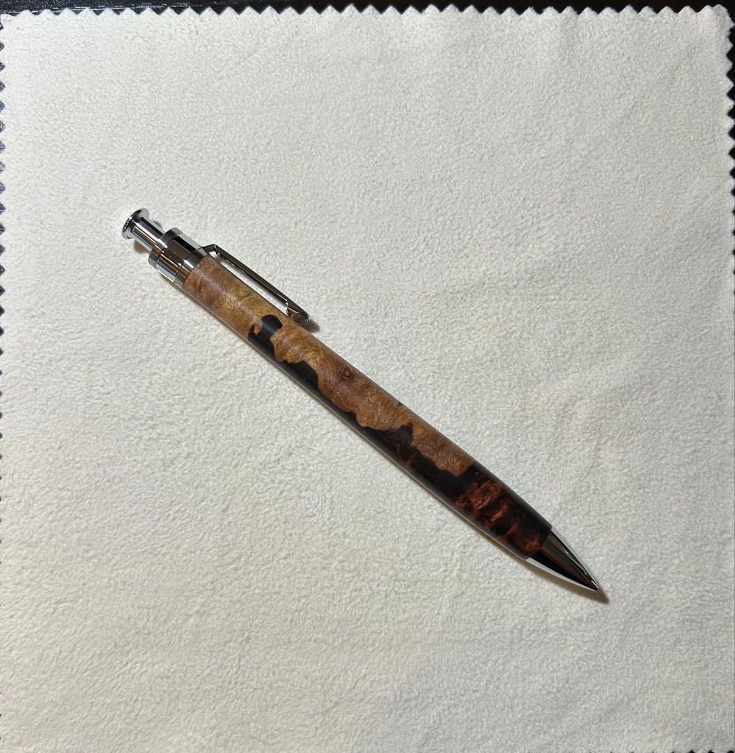 工房楔 ローズウッド こぶ杢 シャーペン 0.5mm ペンシル楔