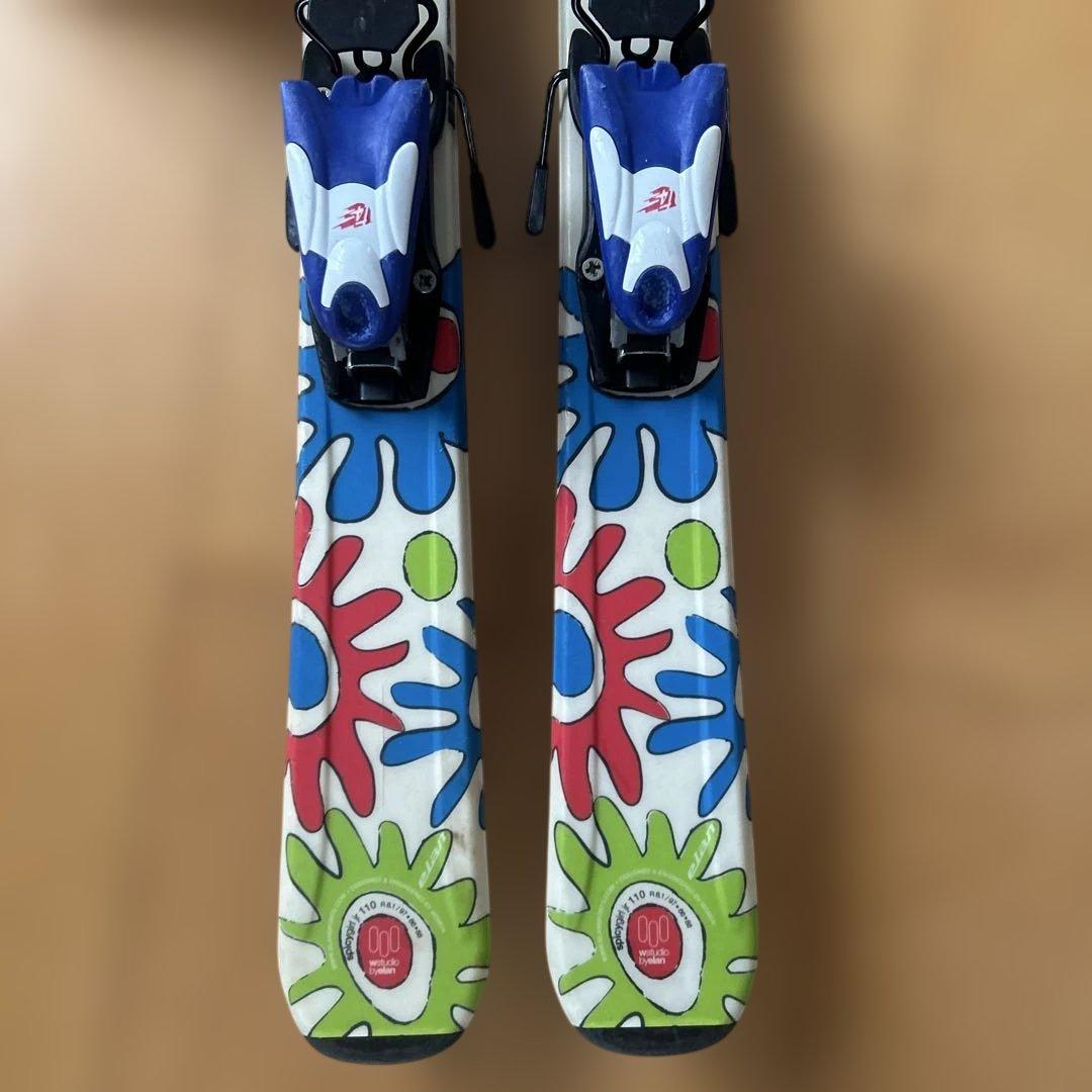 Elan スキー板110センチとROSSIGNOLブーツ 21.5cmセット