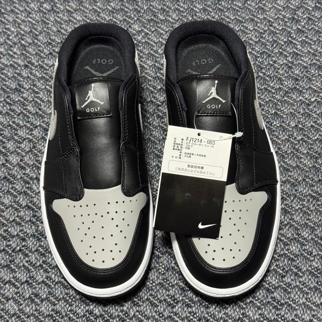 シューズ(男性用) NIKE AIR JORDAN MULE GOLF SHADOW 26.0cm