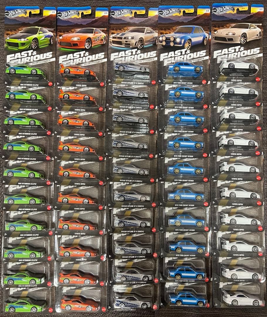 ミニカー Hotwheels FAST&FURIOUS BRIAN O'CONNER