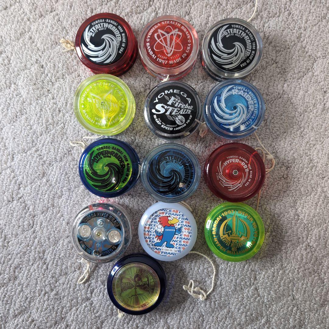 ハイパーヨーヨー　 13個セットとパーツケース