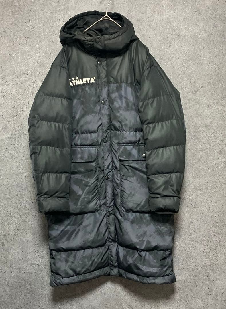 ATHLETA アスレタ　サッカー　フットサル　ベンチコート　カモフラ　S
