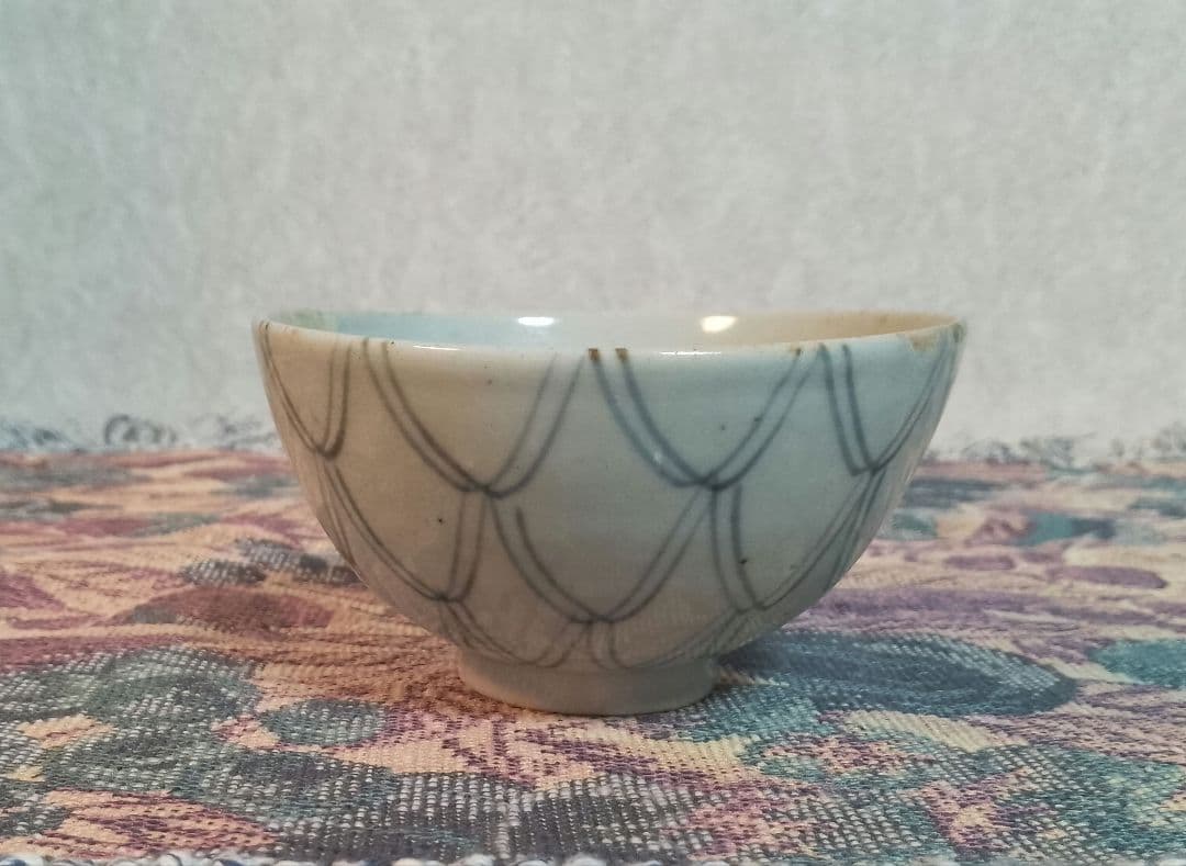 古伊万里 染付 網手 くらわんか碗 波佐見焼 江戸中期