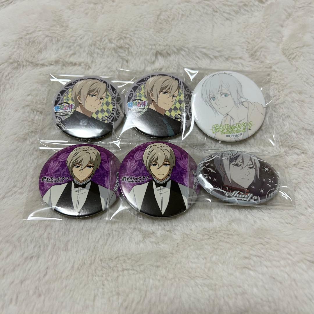 終わりのセラフ 柊深夜 缶バッジ