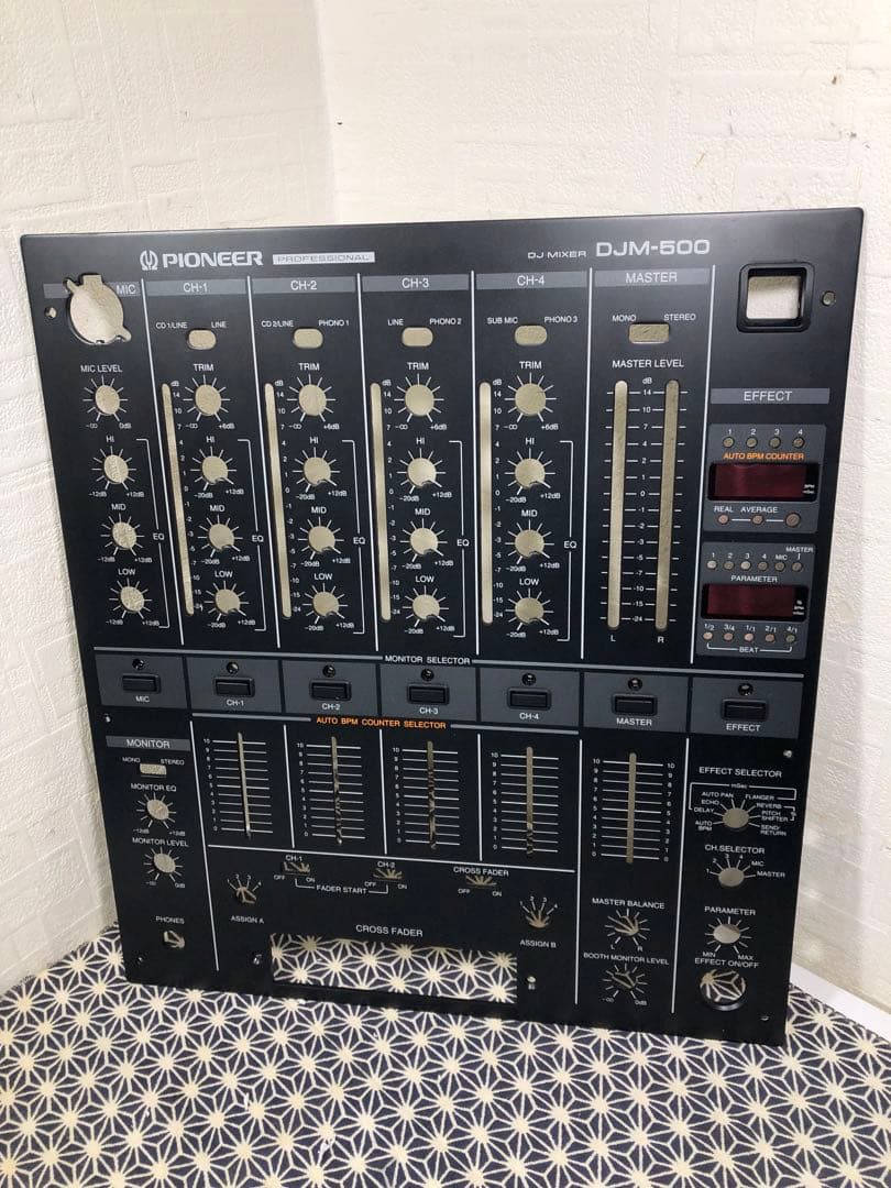 pioneer dj パイオニア　DJM-500 フェーダーメンテナンス
