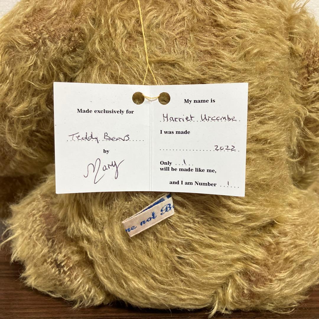 【本日限定価格】フォーゲットミーノット　ベア メアリーさん　アーティスト　作家