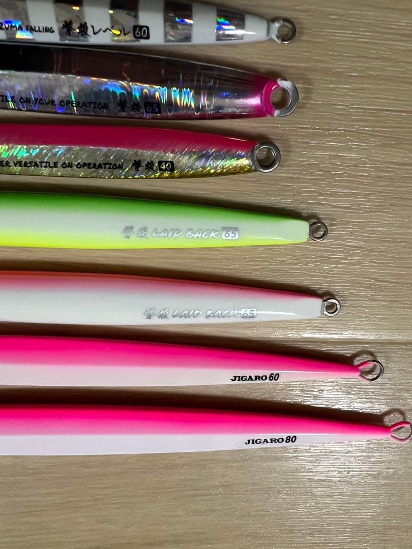 【モリモリ】撃投ジグ、レベル、ストライク、レイドバック、ジガロ