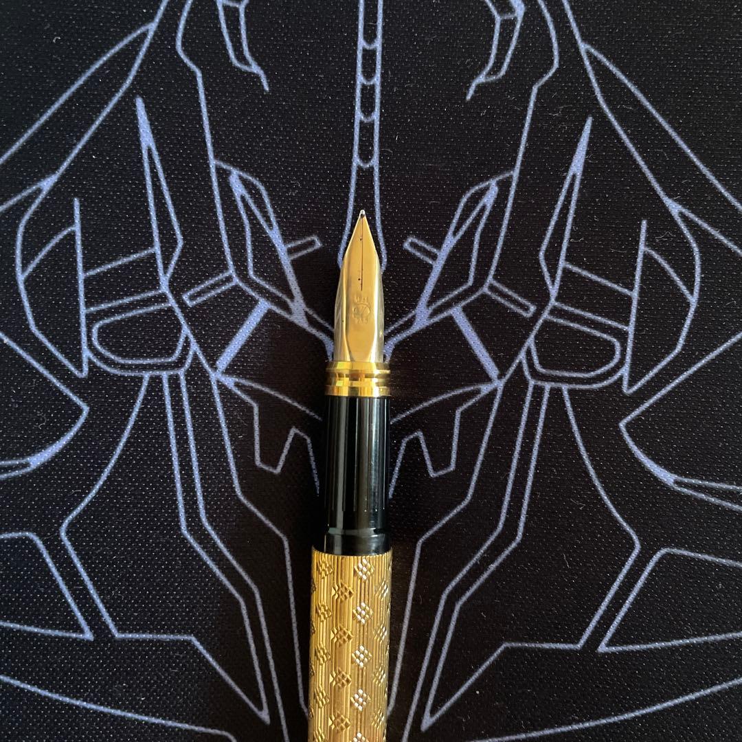S.T. Dupont ゴールド万年筆 専用箱付き18金