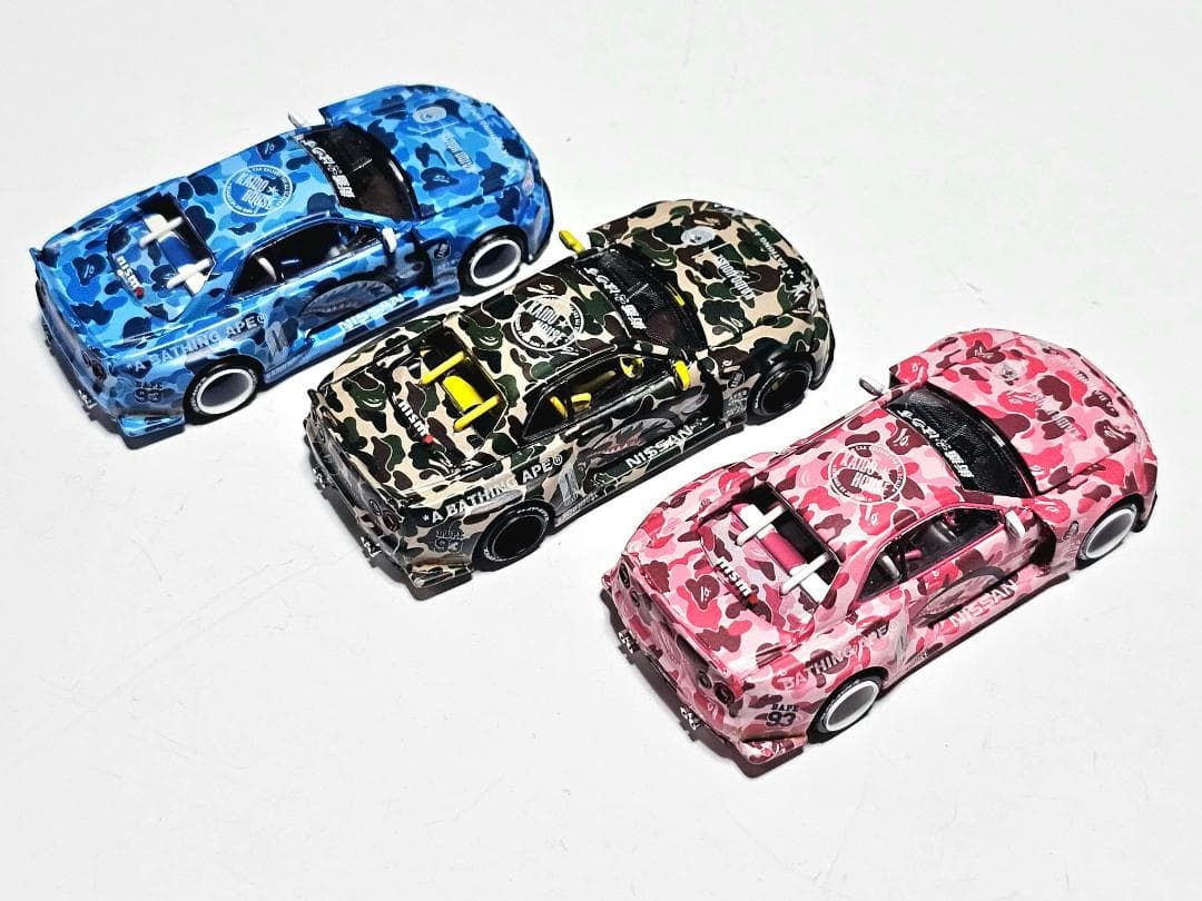 MINIGT KAIDO★HOUSE R34 スカイライン BAPE 3セット