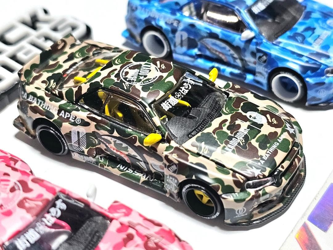 MINIGT KAIDO★HOUSE R34 スカイライン BAPE 3セット