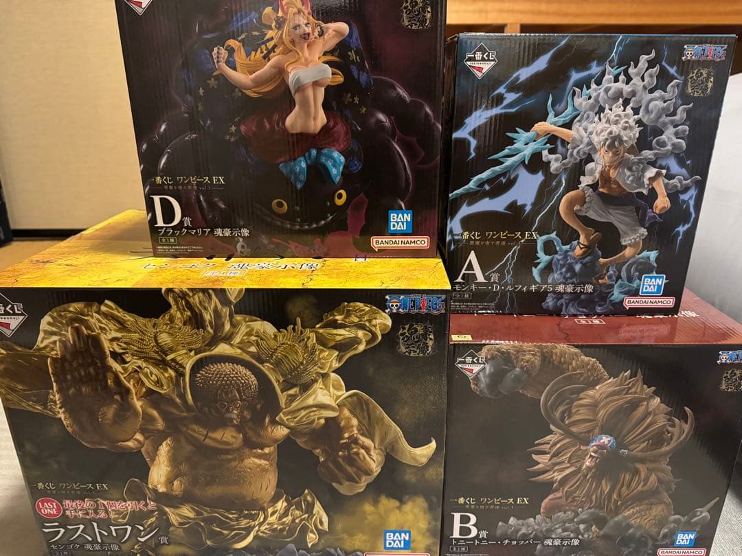 1番くじ ワンピース EX悪魔を宿す者達vol.3 魂豪示像4体セット