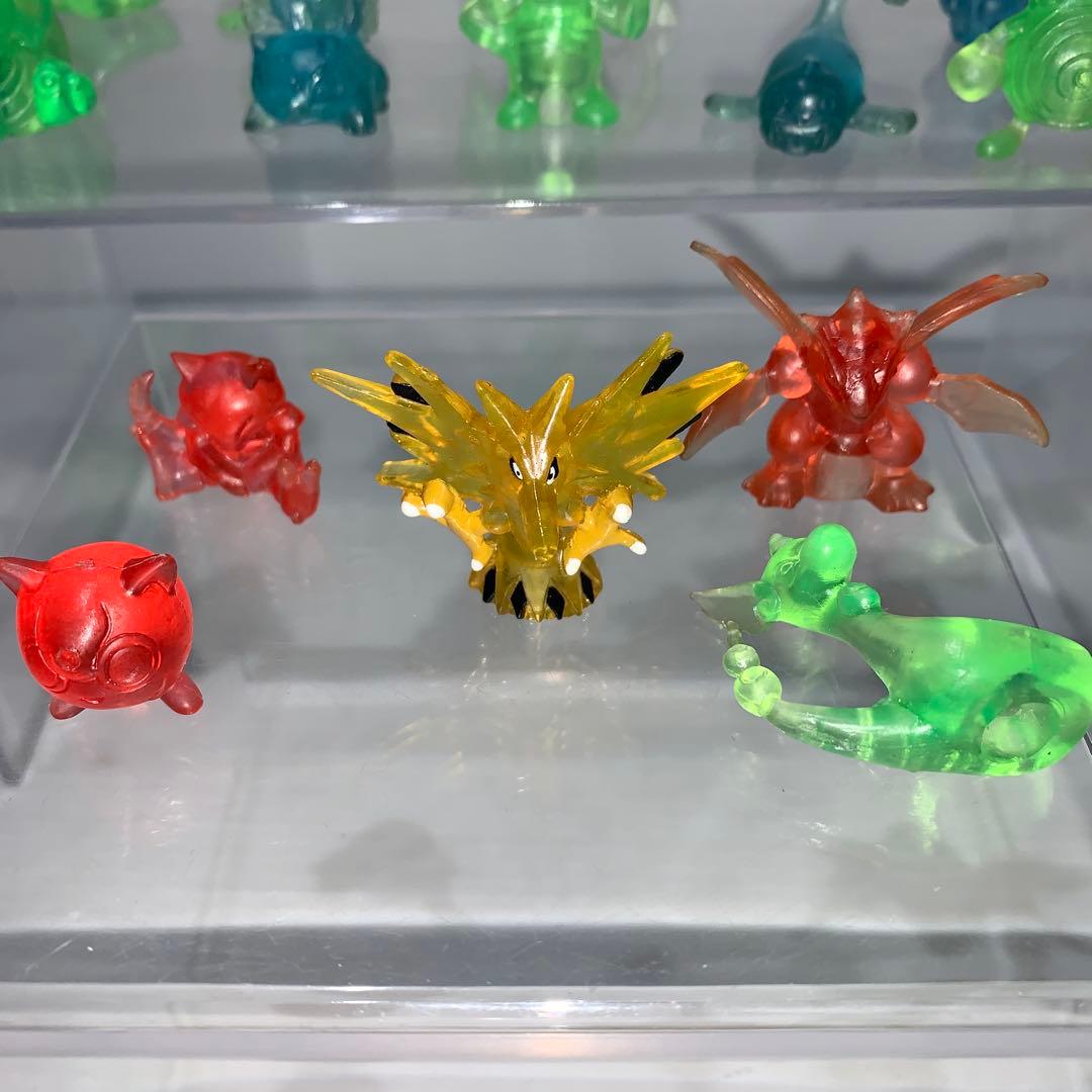 激レア　任天堂　ポケモン　レトロフィギュア　クリアソフビ　サンダー、ストライク他