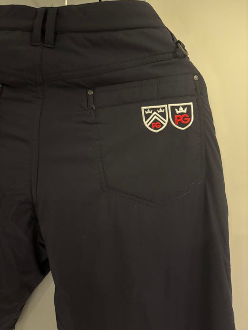 パーリーゲイツ　秋冬用中綿パンツ　暖パン　ネイビー