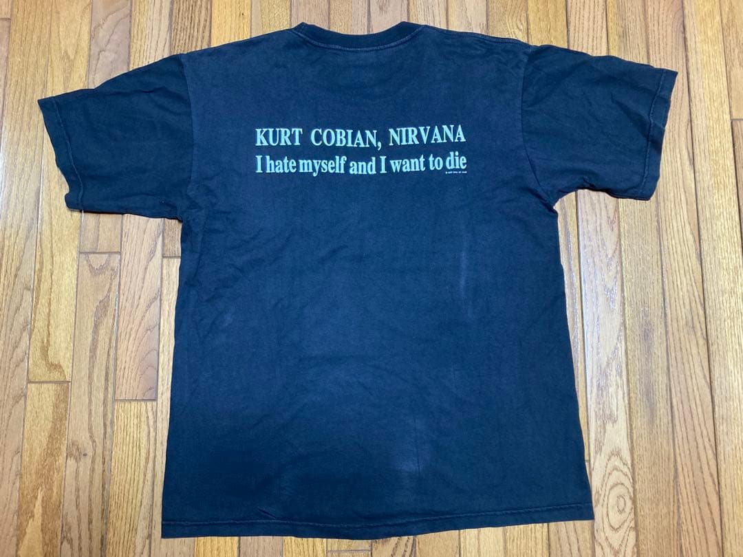 カートコバーン　 cobain ニルバーナ　nirvana バンT L