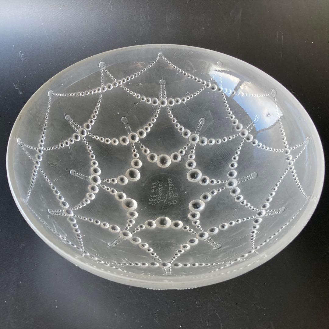 ルネ・ラリック　真珠文硝子鉢　Perles　パール　 ボウル　1925年