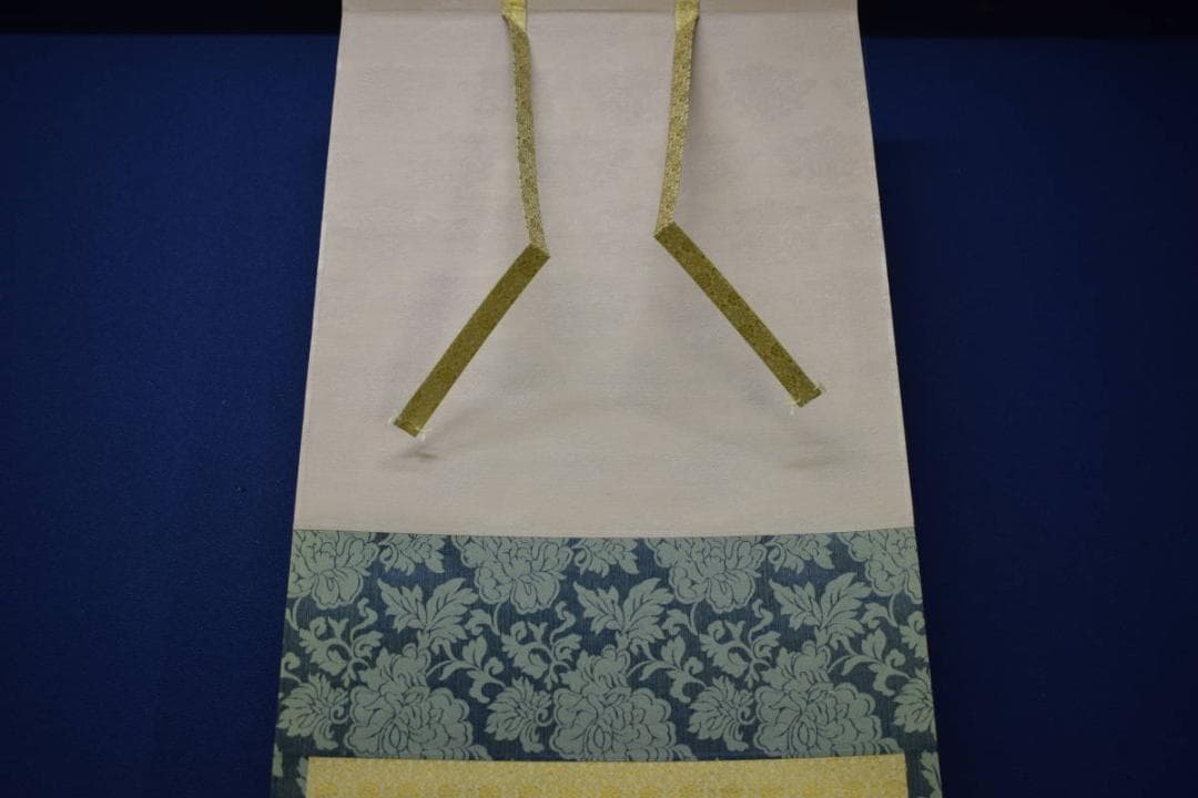 真作/南風散人/花画賛/花鳥/布袋屋掛軸HJ-904