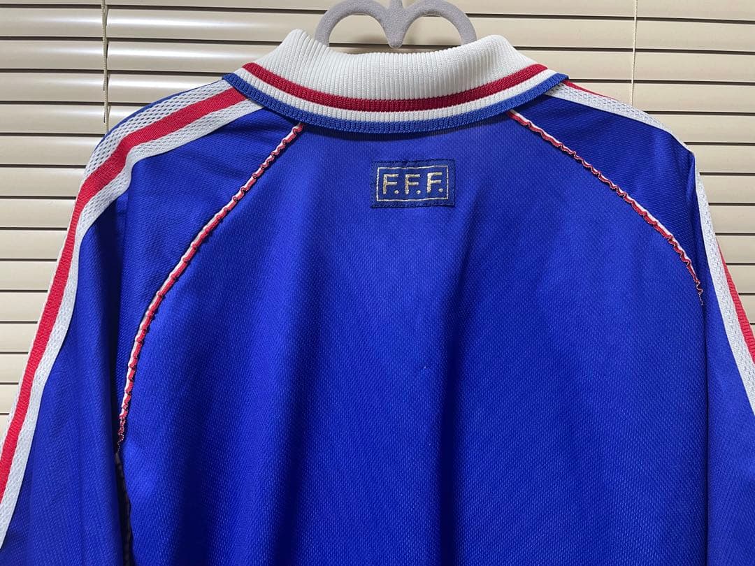 フランス代表ユニフォーム adidas 98年フランスW杯サッカーシャツLサイズ