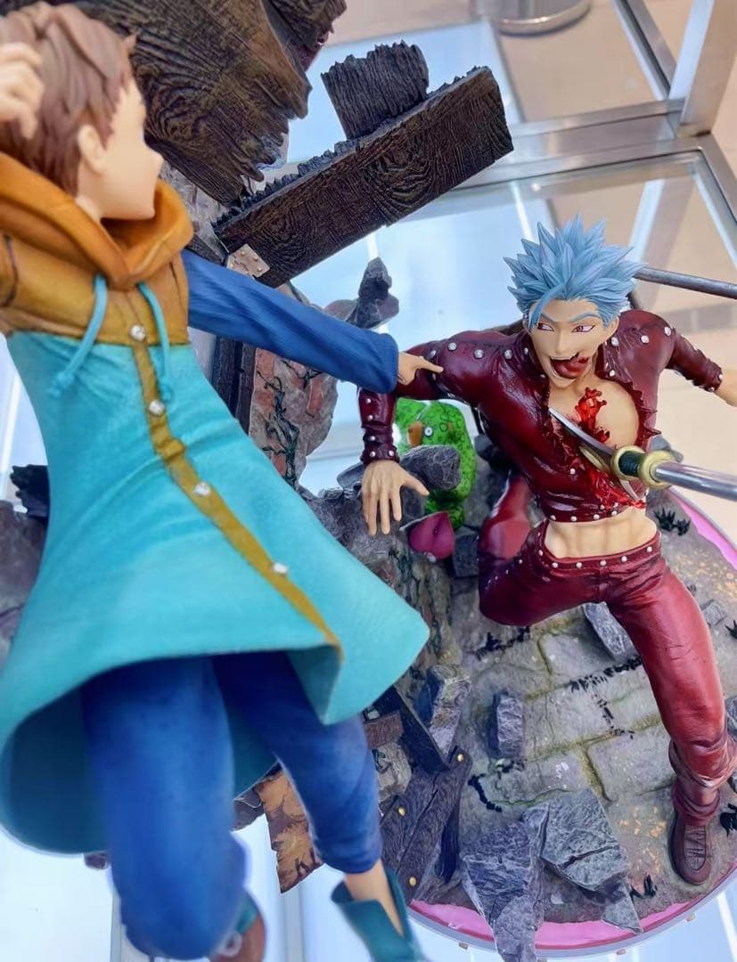 七つの大罪 Figurama バン vs キング スタチュー フィギュア
