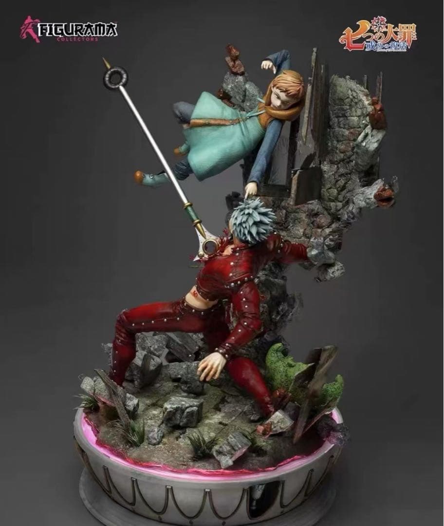 七つの大罪 Figurama バン vs キング スタチュー フィギュア