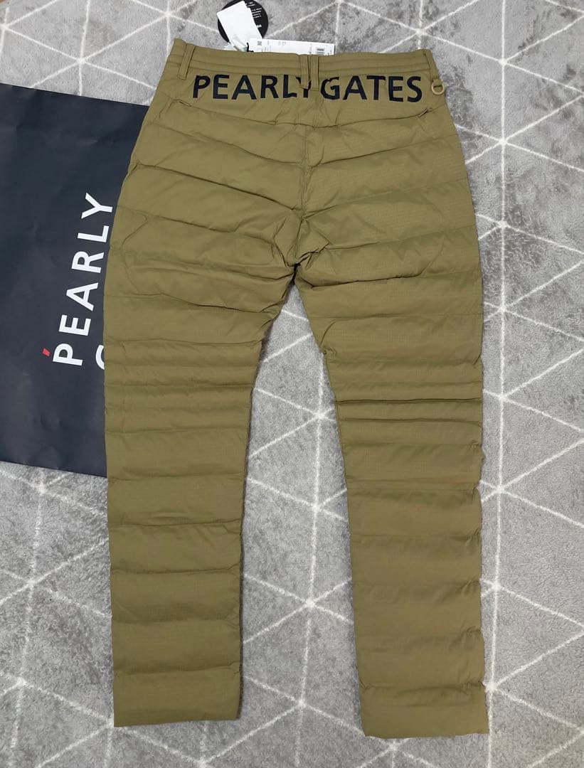 新品 パーリーゲイツ ナイロンタスラン 中綿キルティングパンツ(5)サイズL