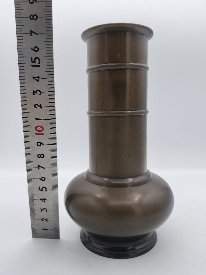 c393 唐銅皆具 利休好 金森浄栄 木箱 茶道具 古物