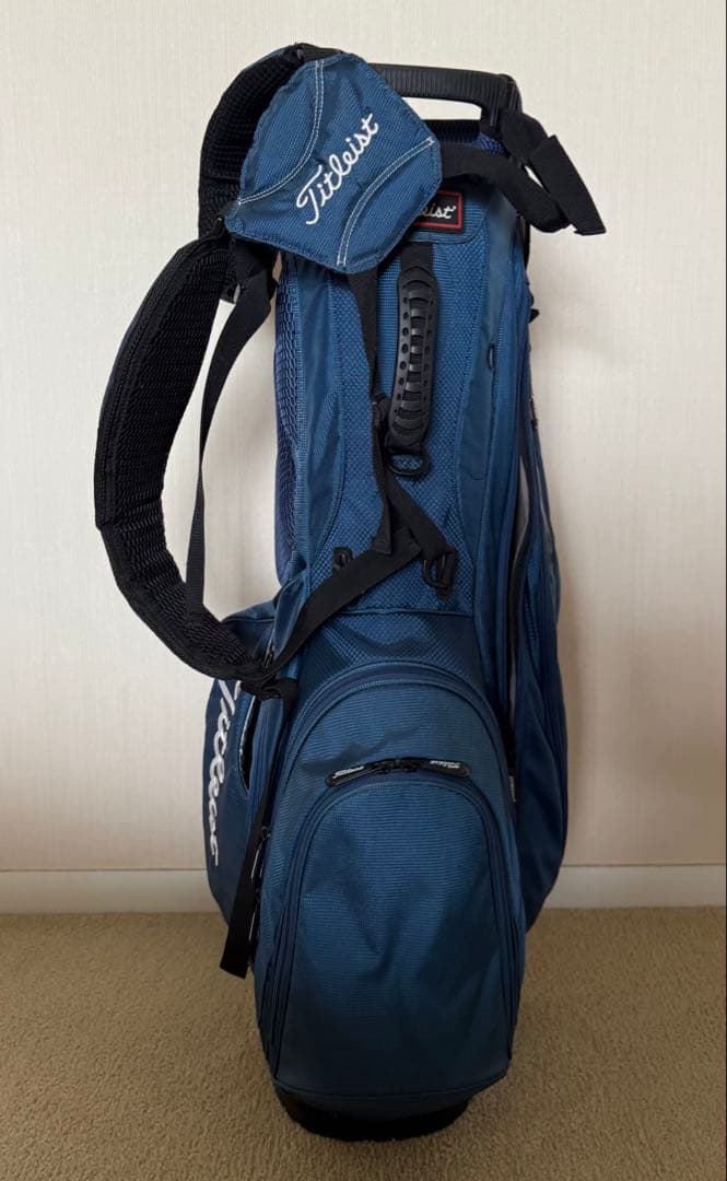 masa　Titleist タイトリスト　ネイビー キャディバッグ