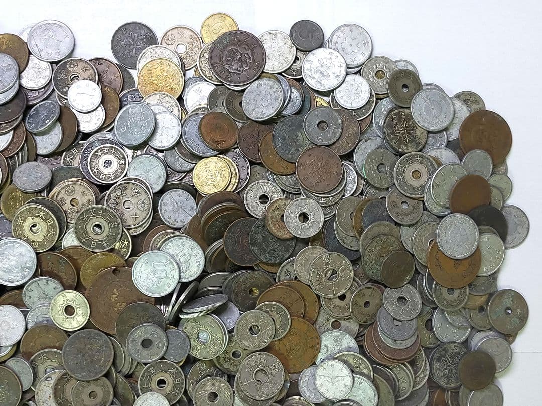 古銭　近代貨幣　まとめて　8.10kg