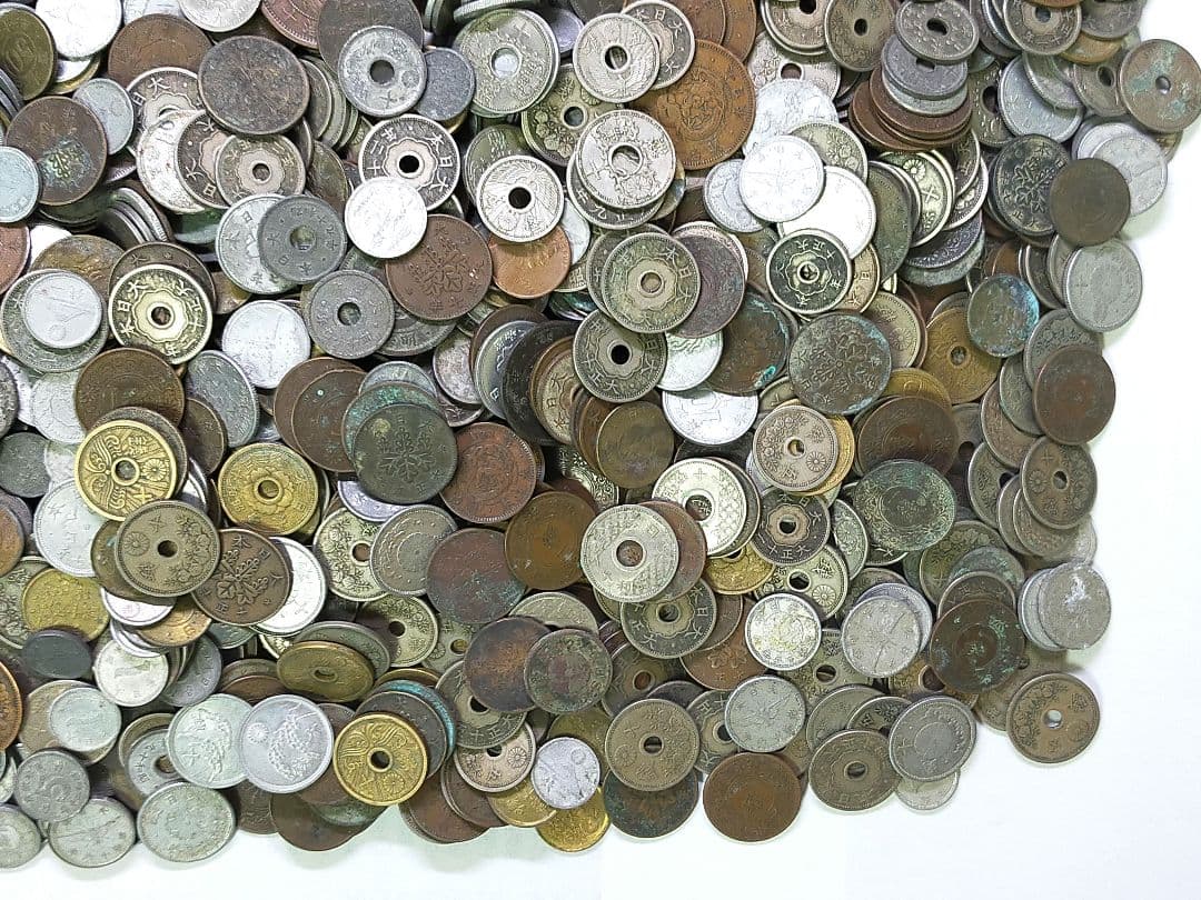 古銭　近代貨幣　まとめて　8.10kg