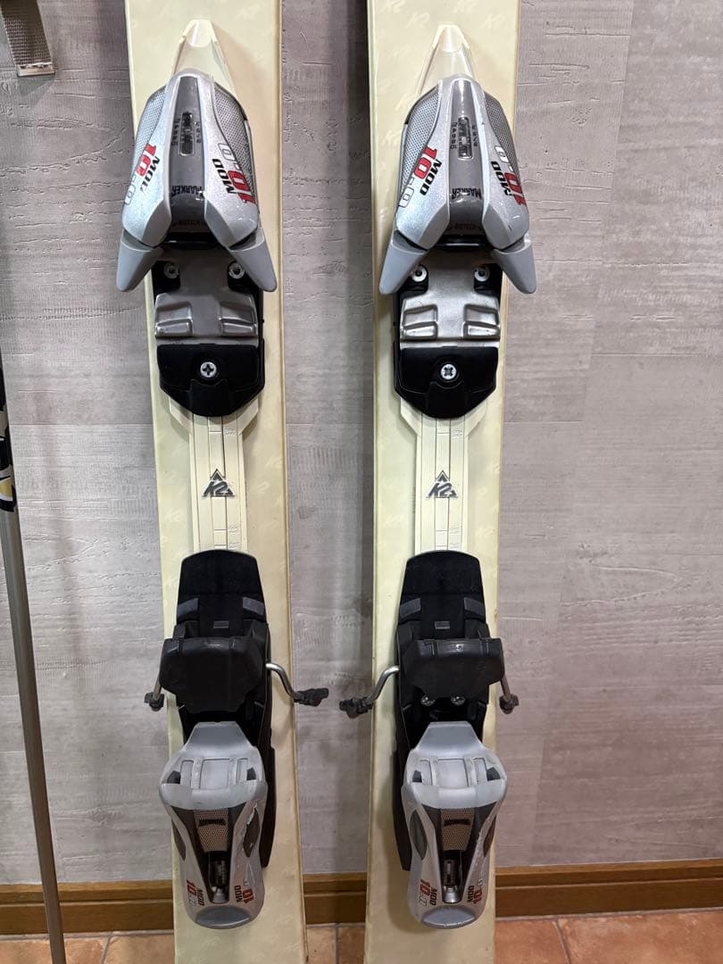 希少K2 ショートスキーMINENEMY スキーセット 約125cm ケース付き