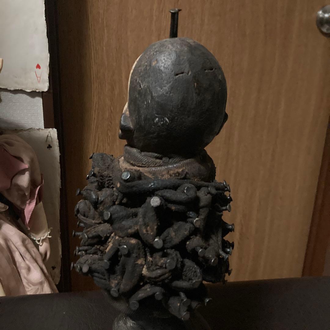 アフリカ　呪物　人形