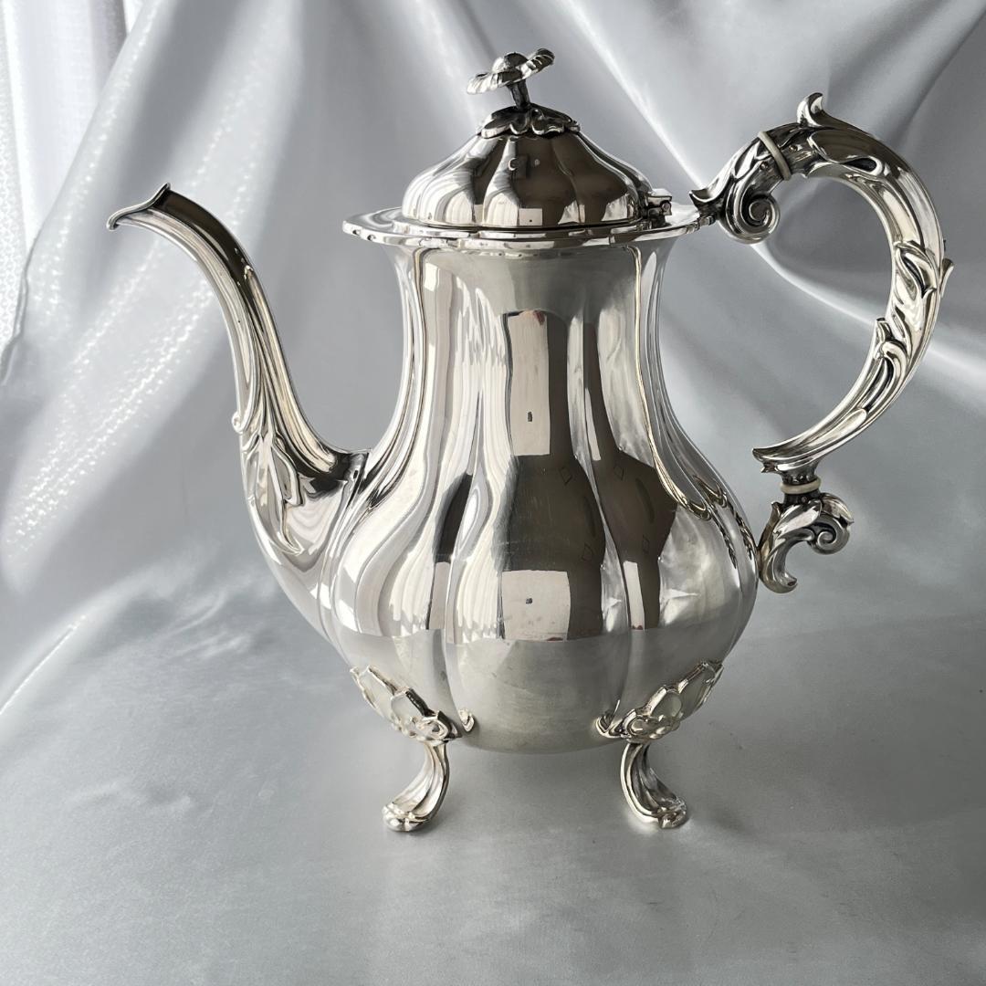 【Cohr】コーヒーポット【シルバープレート】デンマーク