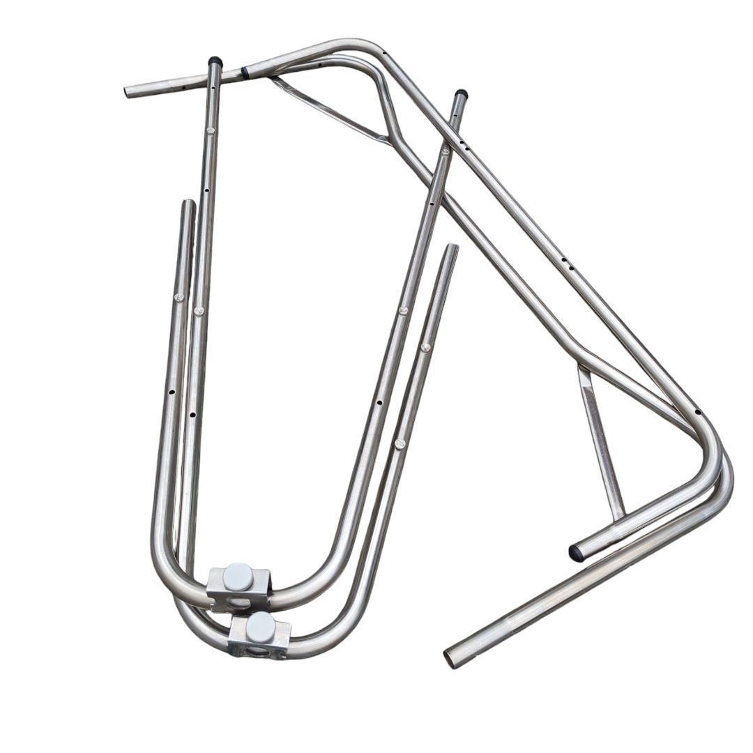 【送料無料】peakステンレス製2段キッチンテーブル