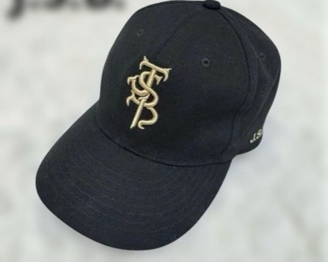 J.S.B. 3D EMB Logo Cap 黒 三代目 キャップ