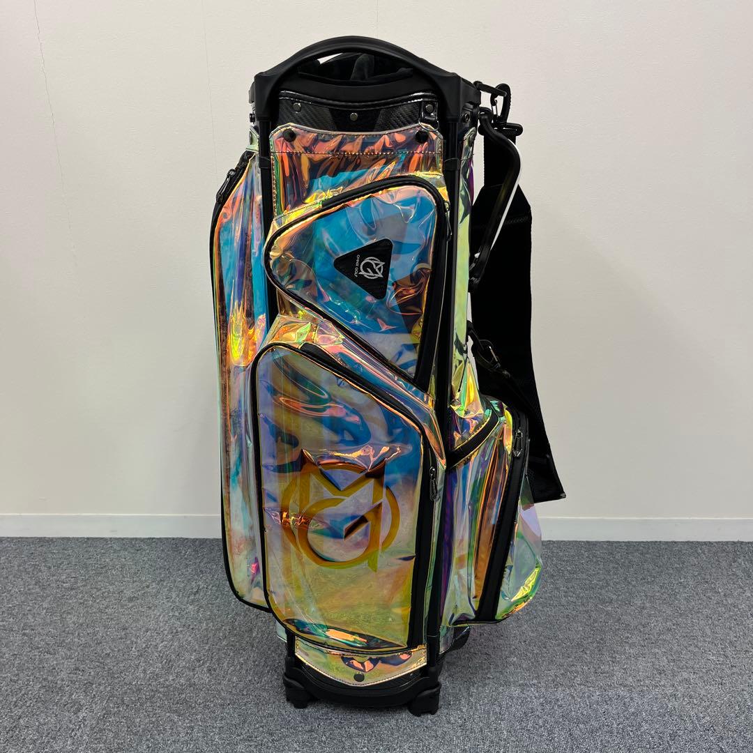 【新品】オムニクス レインボーゴールド キャディバッグ （組み立て完成済）