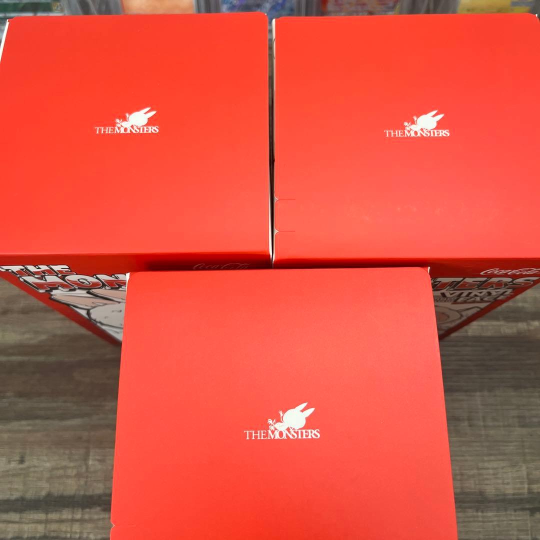 【正規品未開封】POP MART ラブブ labubu コカ・コーラ　3体セット