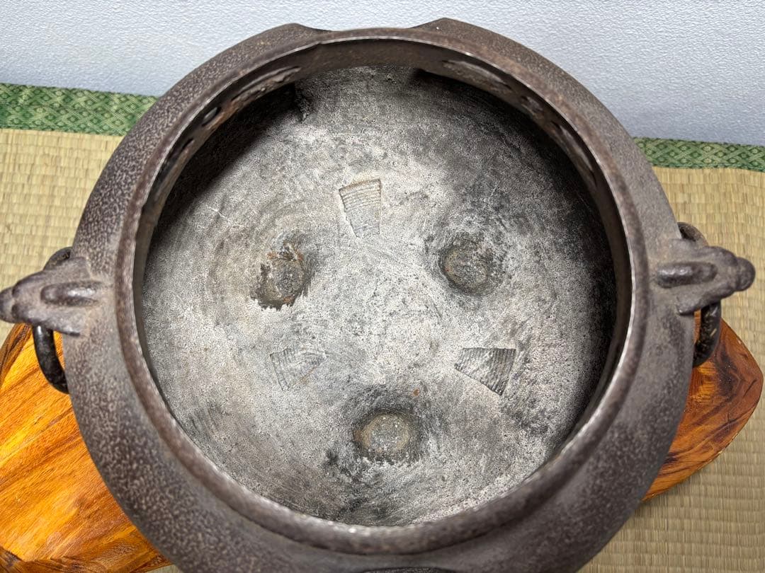 龍面風炉 龍面釜 野々田炭型電熱機 一式 野々田商器 茶道具