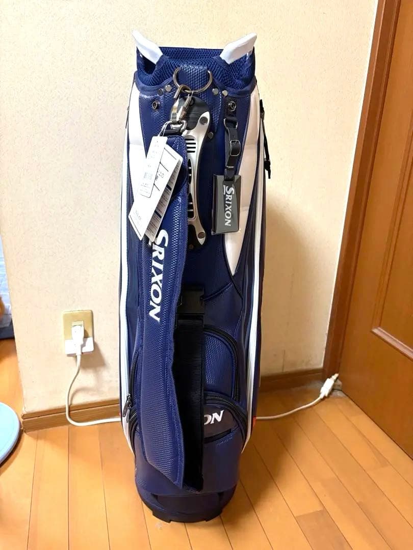 Srixon キャディバッグ ネイビー/ホワイト/レッド　新品、未使用、タグ付き