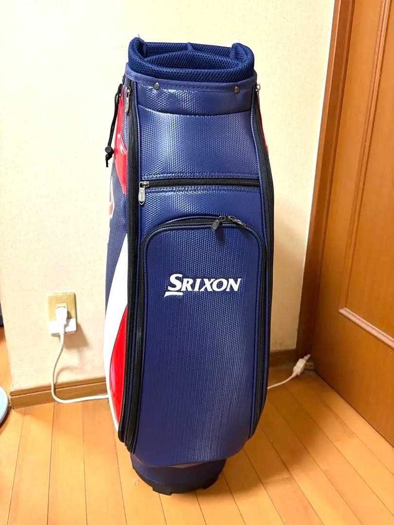 Srixon キャディバッグ ネイビー/ホワイト/レッド　新品、未使用、タグ付き