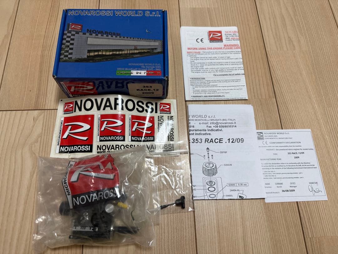 ラジコン エンジン ノバロッシ　353 RACE.12 RC GP