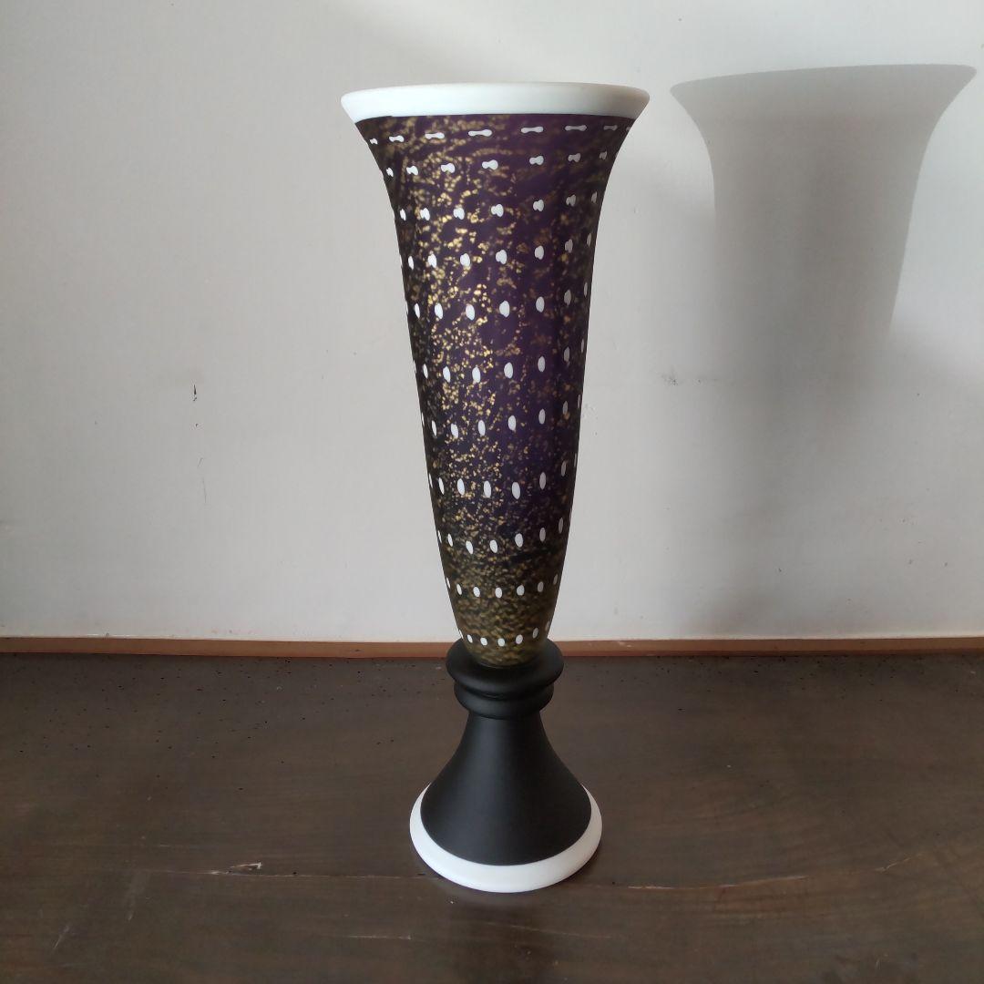 モダンデザイン　51cm　大型花器　フラワーベース　華道