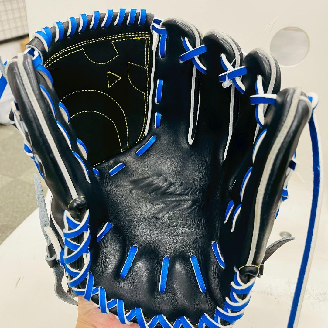 ミズノプロ　オリジナルオーダーグラブ　軟式用　投手用　お化け刺繍入り　型付け済